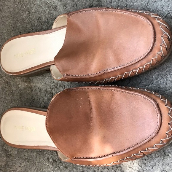 ****BRAND NEW NINE WEST TAN BRAIDED SLIDES*** - Picture 3 of 5